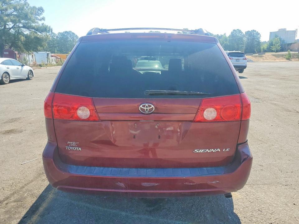 2010 Toyota Sienna VIN 5TDKK4CC7AS327154 COPART salvage auction — FRONT END, Sc - Cert Of Title-Salvage, sold $900 on 2026-07-06 (photo 6)