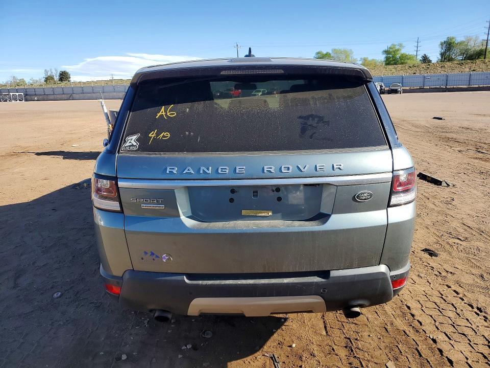 2016 Land rover RANGE ROVER VIN SALWR2EF4GA103850 COPART salvage auction — MINOR DENT/SCRATCHES, Co - Dis/Dlr/Exp Only Clean Title (P), sold $7,200 on 2026-07-20 (photo 6)