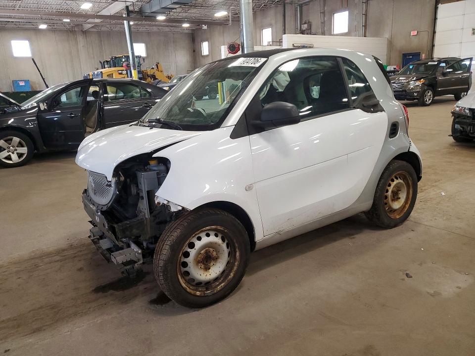 2017 Smart VIN WMEFJ5DA1HK169713 COPART salvage auction — FRONT END, Mn - Cert Of Title-Salvage, sold $250 on 2026-07-07 (photo 1)