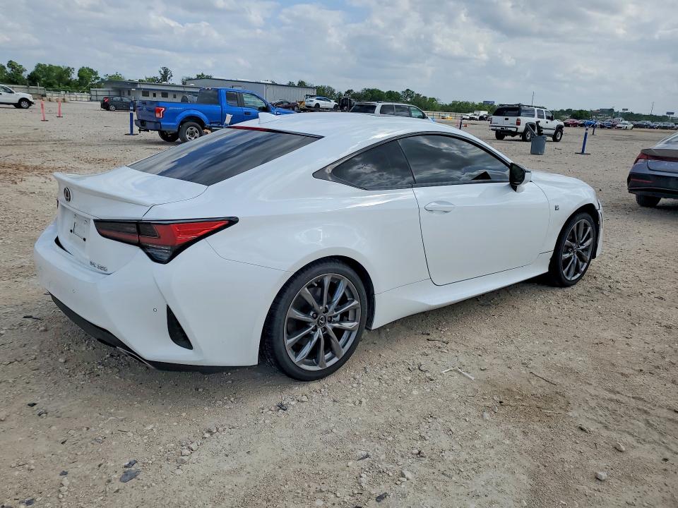 2022 Lexus Rc VIN JTHGZ5BC9N5025478 COPART salvage auction — SIDE, TX - SALVAGE VEHICLE TITLE (P), sold $12,000 on 2026-07-02 (photo 3)