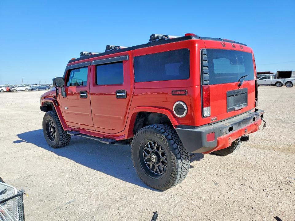 2007 Hummer H2 VIN 5GRGN23UX7H107755 COPART salvage auction — REAR END, Id - Salvage Certificate Of Title, sold $2,950 on 2026-07-08 (photo 2)