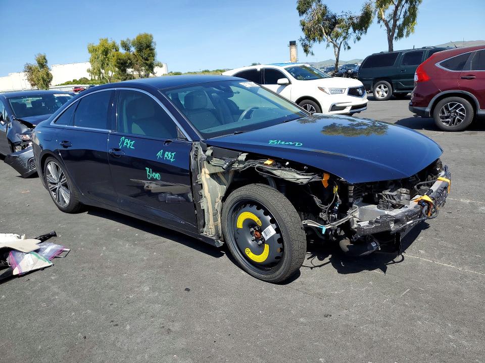 2019 Audi A6 VIN WAUL2AF26KN057702 COPART salvage auction — FRONT END, Ca - Salvage Certificate, sold $11,400 on 2026-07-13 (photo 4)