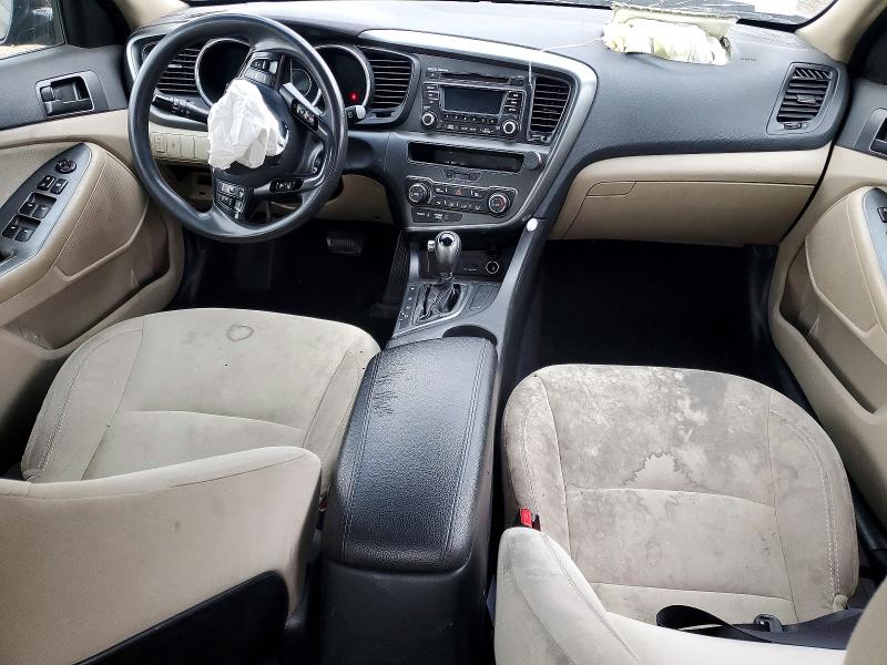 2013 Kia Optima VIN 5XXGM4A73DG099388 COPART salvage auction — FRONT END, Il - Salvage Certificate, sold $225 on 2026-07-10 (photo 8)