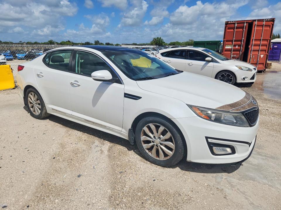 2015 Kia Optima VIN 5XXGN4A78FG444303 COPART salvage auction — BURN, Fl - Cert Of Title Slvg Rebuildable, sold $950 on 2026-07-29 (photo 4)