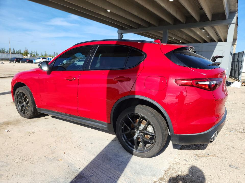 2021 Alfa romeo Stelvio VIN ZASPAJAN8M7C99804 COPART salvage auction — FRONT END, Fl - Certificate Of Title (P), sold $12,500 on 2026-07-28 (photo 2)