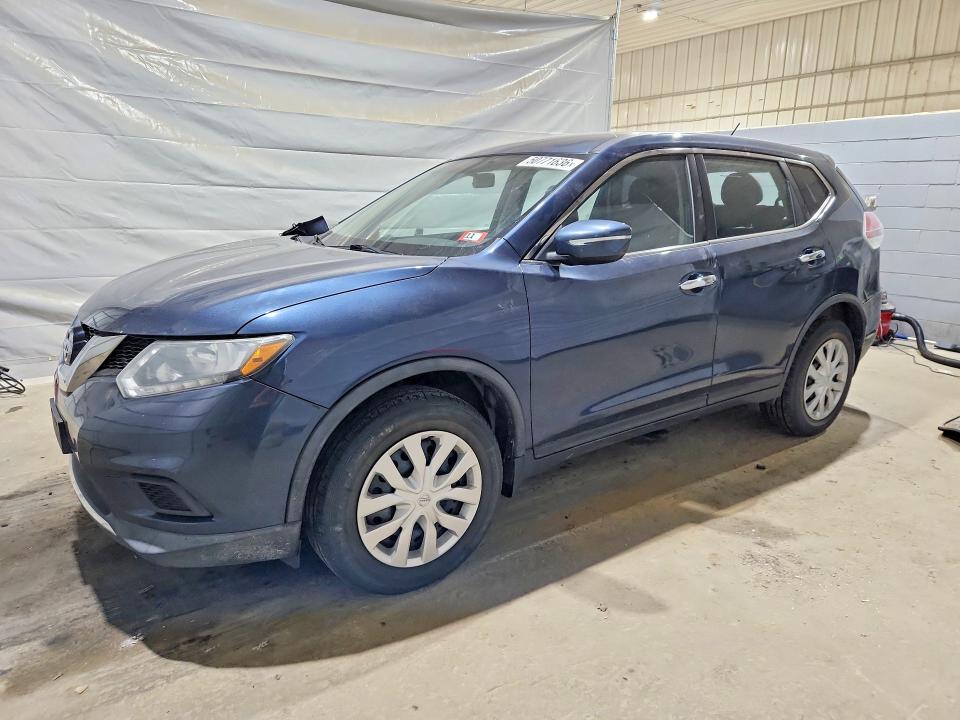 2015 Nissan Rogue VIN KNMAT2MV4FP517136 COPART salvage auction — FRONT END, NH - CERT OF TITLE-SALVAGE, sold $1,150 on 2026-07-02 (photo 1)