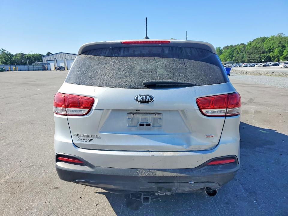 2018 Kia VIN 5XYPG4A31JG383999 COPART salvage auction — REAR END, Nc - Salvage Certificate Of Title, sold $275 on 2026-07-21 (photo 6)