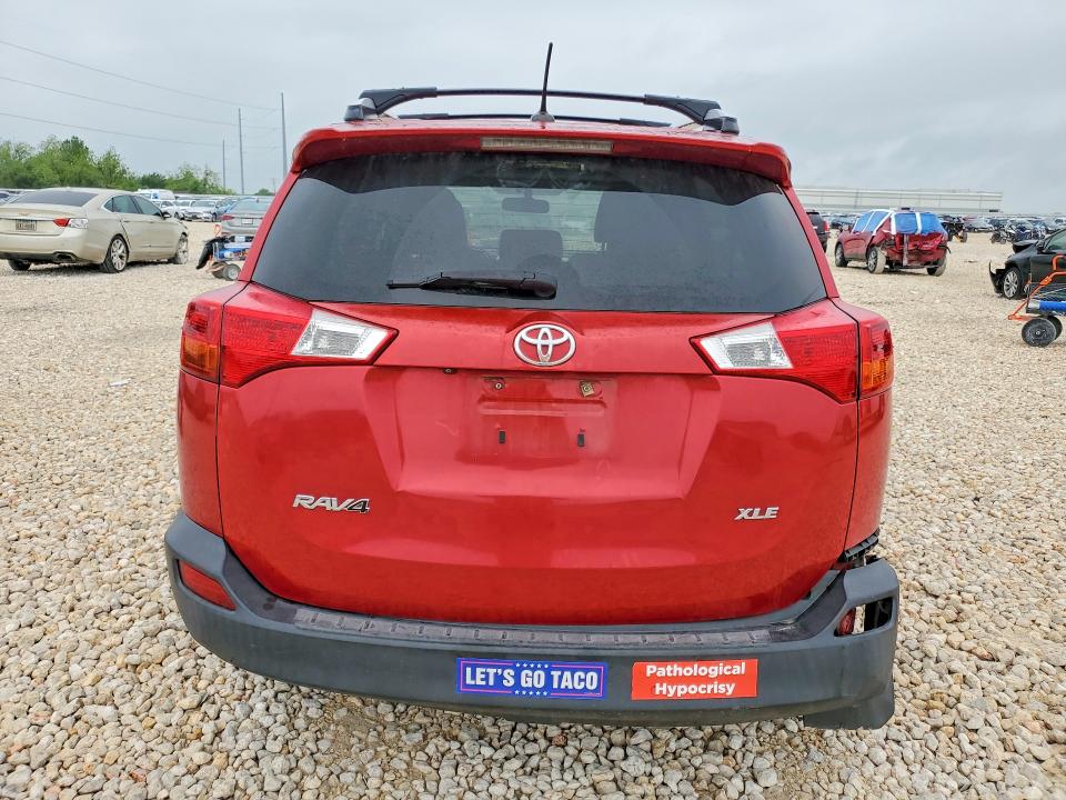 2014 Toyota Rav 4 VIN JTMWFREV7ED027696 COPART salvage auction — REAR END, Tx - Salvage Vehicle Title, sold $5,200 on 2026-07-16 (photo 6)