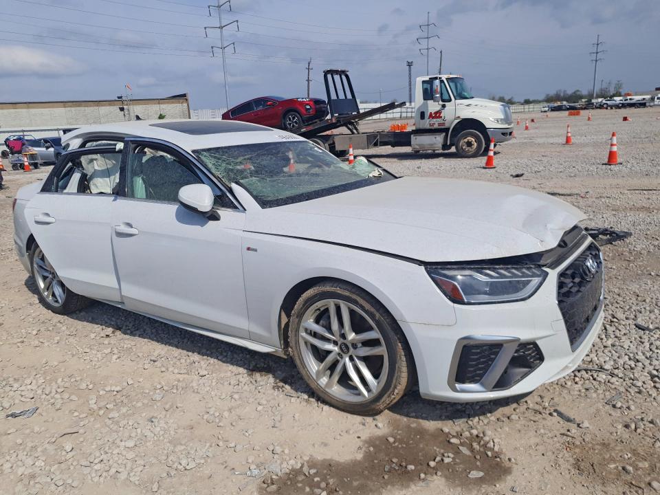 2022 Audi A4 VIN WAUEAAF41NN015164 COPART salvage auction — SIDE, Ky - Cert Of Title-Salvage, sold $4,350 on 2026-07-10 (photo 4)