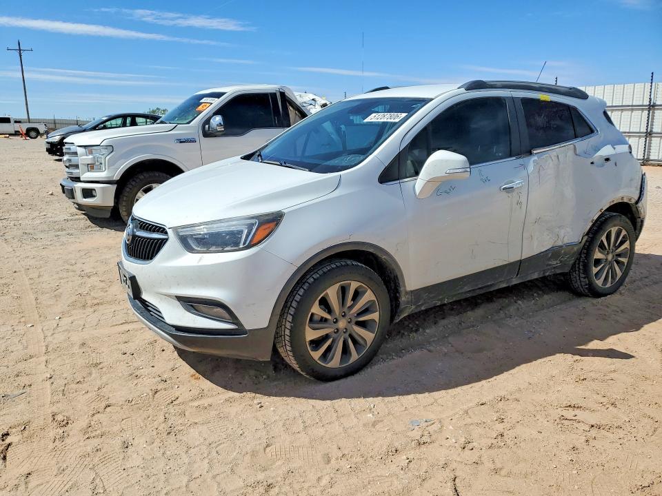 2018 Buick Encore VIN KL4CJGSB8JB691554 COPART salvage auction — SIDE, TX - SALVAGE VEHICLE TITLE (P), sold $15 on 2026-07-29 (photo 1)