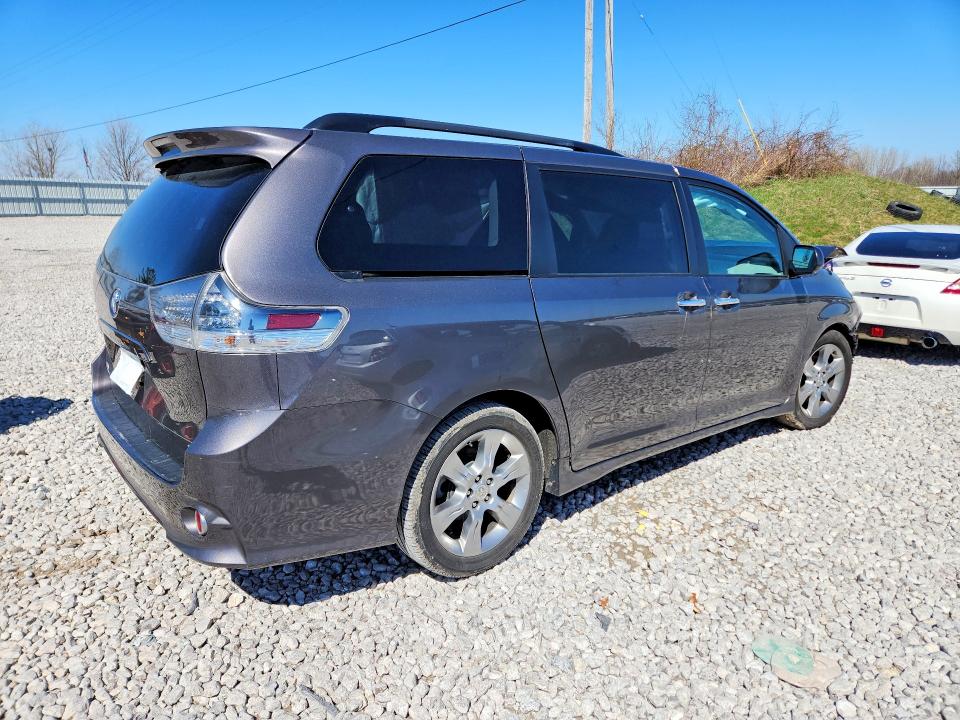 2013 Toyota VIN 5TDXK3DC5DS298188 COPART salvage auction — FRONT END, Mi - Certificate Of Title, sold $175 on 2026-07-23 (photo 3)