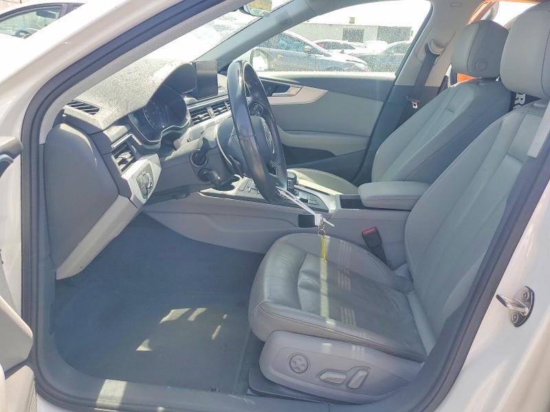 2018 Audi A4 VIN WAUENAF49JA120461 COPART salvage auction — FRONT END, Ca - Salvage Certificate, sold $1,700 on 2026-07-09 (photo 7)