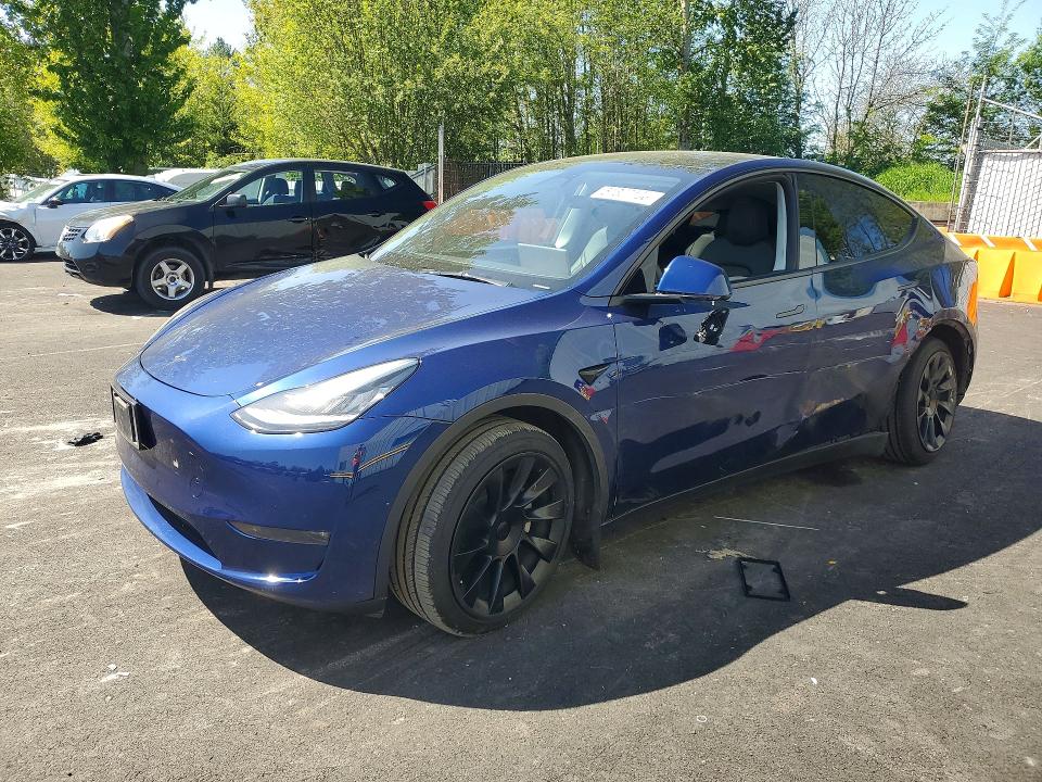 2023 Tesla VIN 7SAYGDEE8PA123454 COPART salvage auction — SIDE, Or - Salvage Title Certificate, sold $13,200 on 2026-07-22 (photo 1)