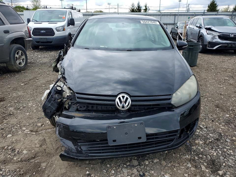 2013 Volkswagen Golf VIN WVWNM7AJ5DW000671 COPART salvage auction — FRONT END, Md - Cert Of Salvage > 75% Damage, sold $450 on 2026-07-06 (photo 5)