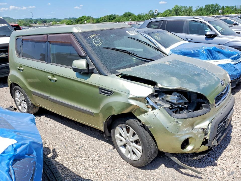 2013 Kia Soul VIN KNDJT2A60D7606695 COPART salvage auction — FRONT END, AL - CERT OF TITLE-SALVAGE TITLE, sold $825 on 2026-07-21 (photo 4)