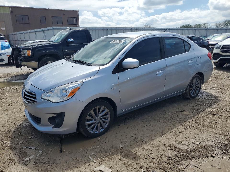 2019 Mitsubishi Mirage VIN ML32F3FJ5KHF11691 COPART salvage auction — HAIL, MO - SALVAGE CERTIFICATE OF TITLE, sold $2,100 on 2026-07-28 (photo 1)