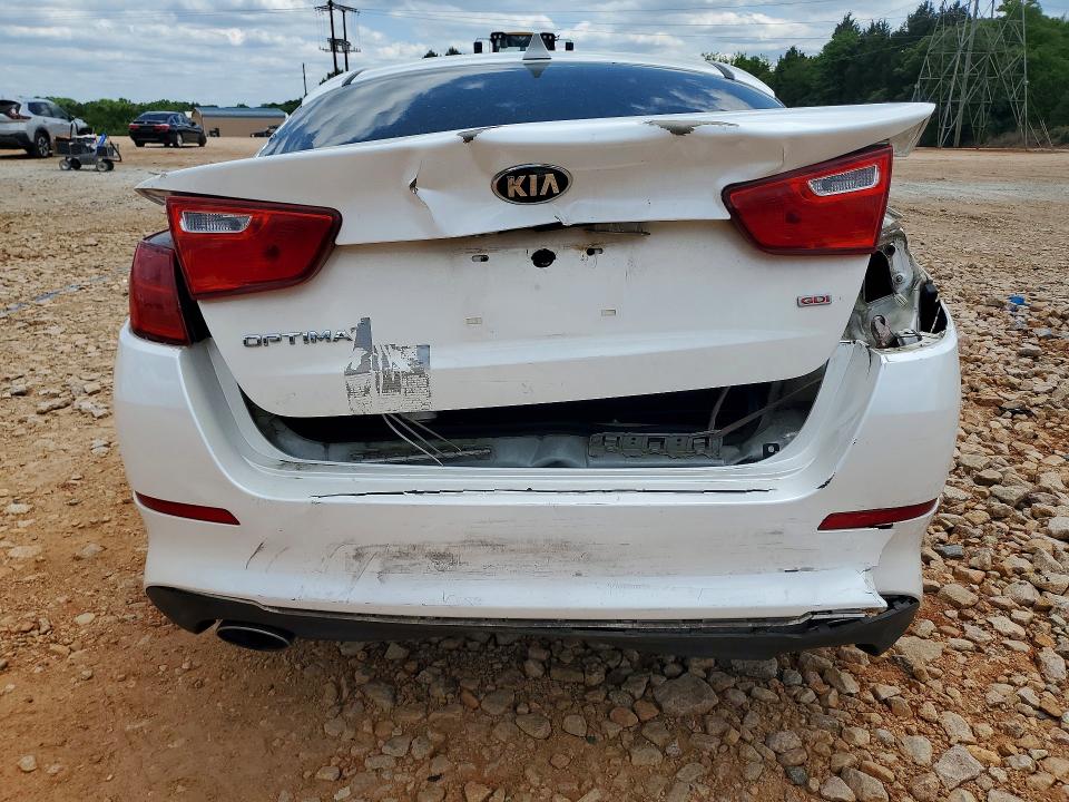 2015 Kia Optima VIN KNAGM4A75F5649694 COPART salvage auction — REAR END, Nc - Salvage Certificate Of Title, sold $200 on 2026-07-27 (photo 6)