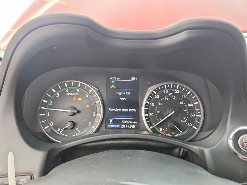2023 Infiniti Q50 VIN JN1EV7CP8PM510966 COPART salvage auction — REAR END, Tx - Salvage Vehicle Title, sold $8,900 on 2026-07-24 (photo 9)