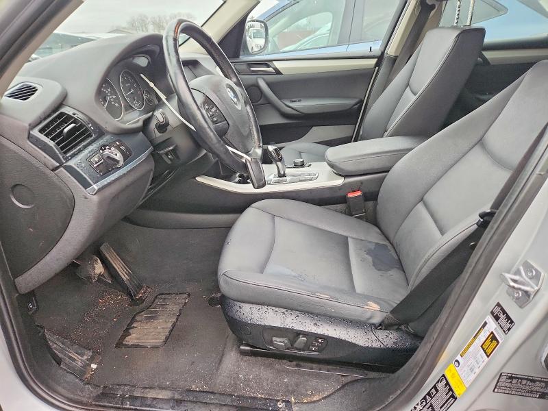 2013 BMW X3 VIN 5UXWX9C58D0D02211 COPART salvage auction — FRONT END, CT, sold $475 on 2026-07-17 (photo 7)