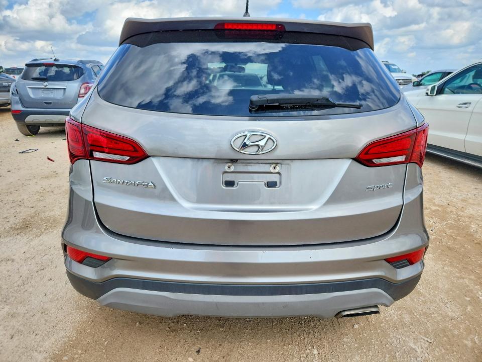 2018 Hyundai Santa fe VIN 5NMZT3LB5JH091023 COPART salvage auction — FRONT END, Tx - Salvage Vehicle Title, sold $2,900 on 2026-07-09 (photo 6)