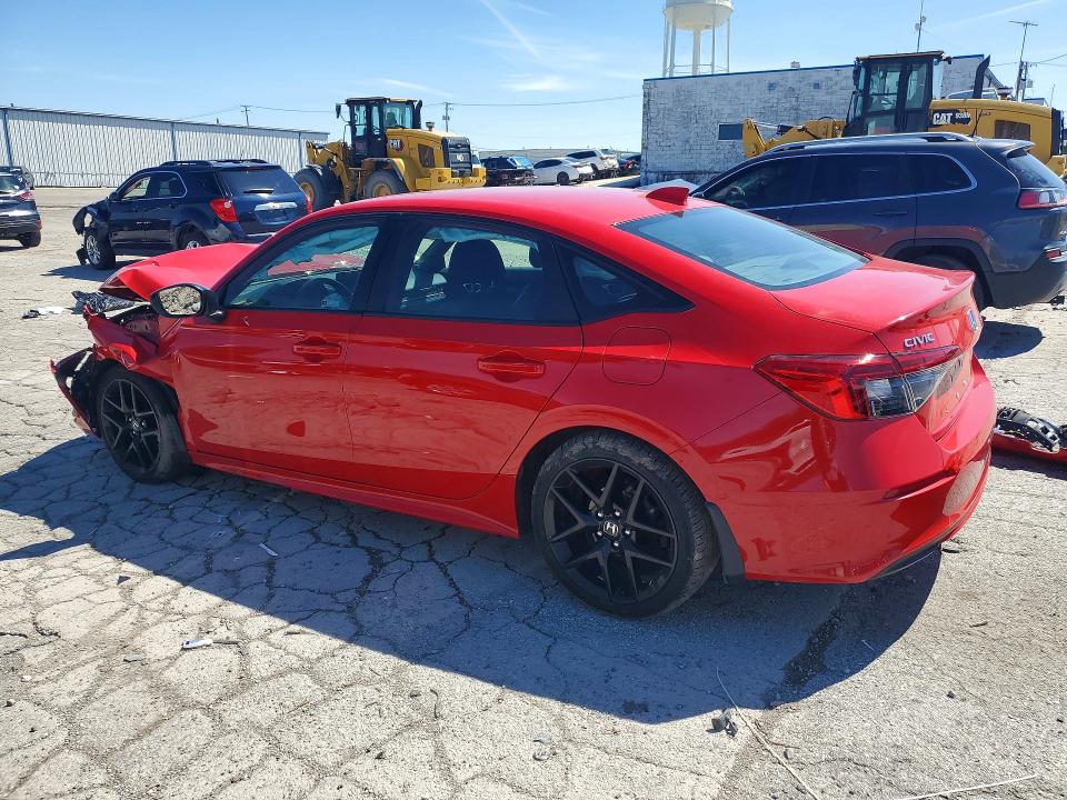 2022 Honda Civic VIN 2HGFE2F59NH571582 COPART salvage auction — FRONT END, IL - SALVAGE CERTIFICATE, sold $3,950 on 2026-07-03 (photo 2)