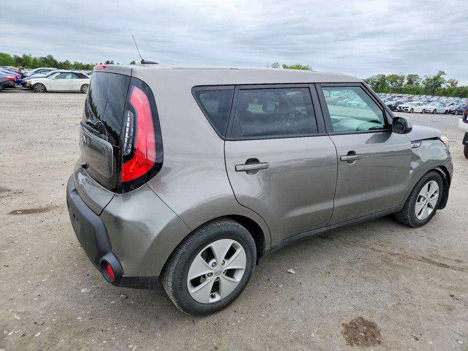 2016 Kia Soul VIN KNDJN2A2XG7360458 COPART salvage auction — FRONT END, Va - Cert Of Title - Salvage, sold $850 on 2026-07-02 (photo 3)