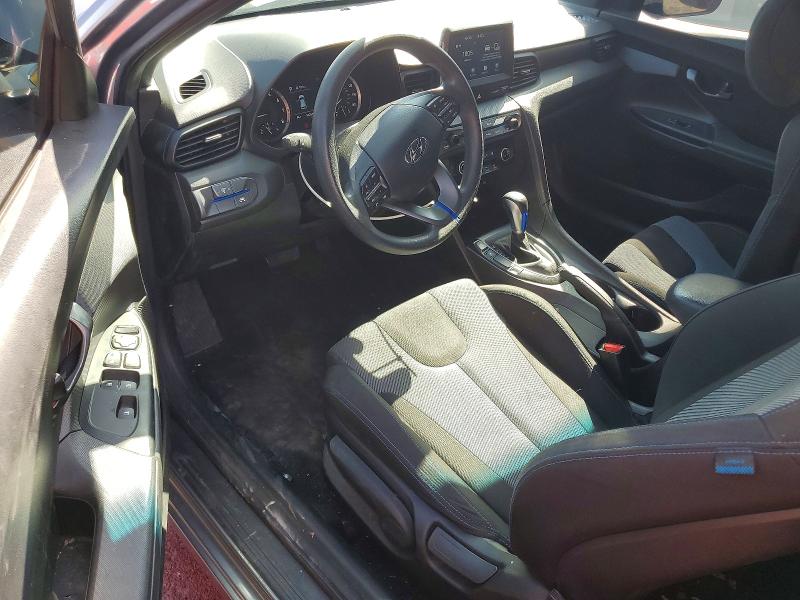 2019 Hyundai Veloster VIN KMHTG6AF4KU018121 COPART salvage auction — REAR END, NV, sold $2,850 on 2026-07-20 (photo 8)