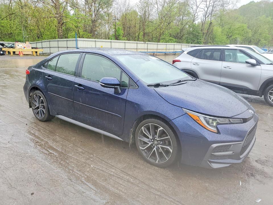 2020 Toyota Corolla VIN JTDS4RCE1LJ004579 COPART salvage auction — HAIL, Pa - Certificate Of Salvage, sold $6,000 on 2026-07-02 (photo 4)