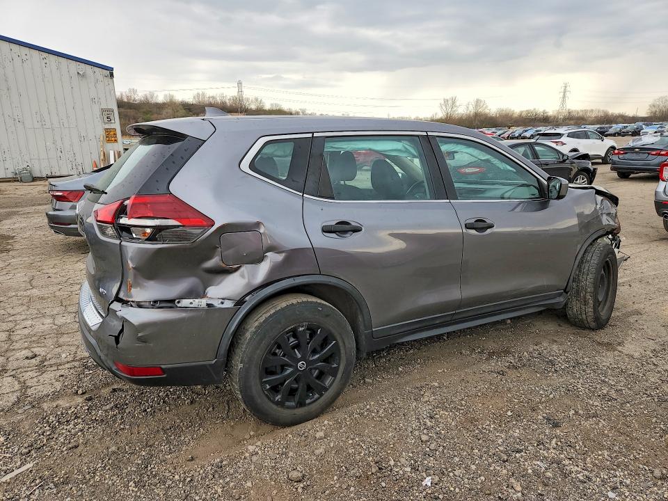 2018 Nissan Rogue VIN KNMAT2MV3JP575716 COPART salvage auction — FRONT END, Il - Salvage Certificate, sold $650 on 2026-07-10 (photo 3)