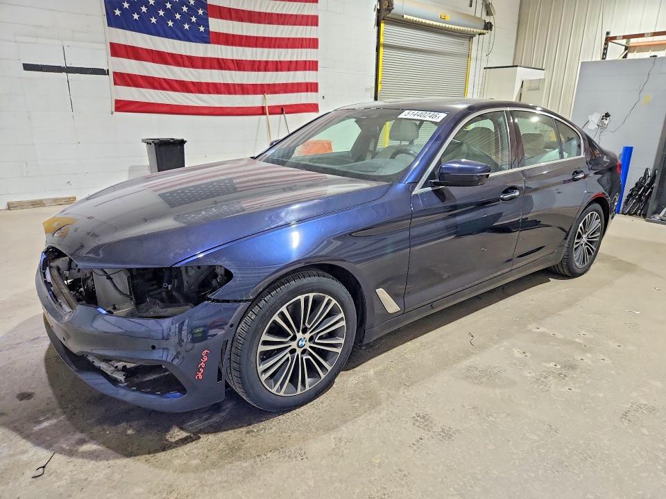 2018 BMW 5er VIN WBAJE7C51JWD53108 COPART salvage auction — FRONT END, Ma - Cert Of Title-Salvage, sold $14,600 on 2026-07-17 (photo 1)
