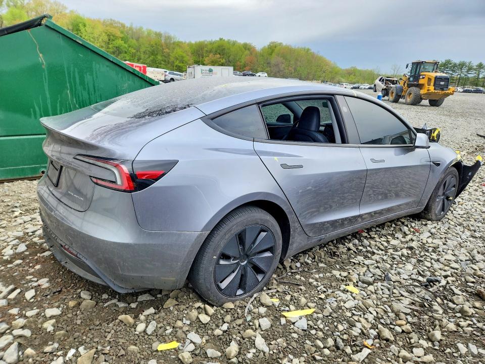 2025 Tesla Model 3 VIN 5YJ3E1EB8SF066329 COPART salvage auction — FRONT END, Nj - Cert Of Title-Salvage, sold $14,200 on 2026-07-15 (photo 3)