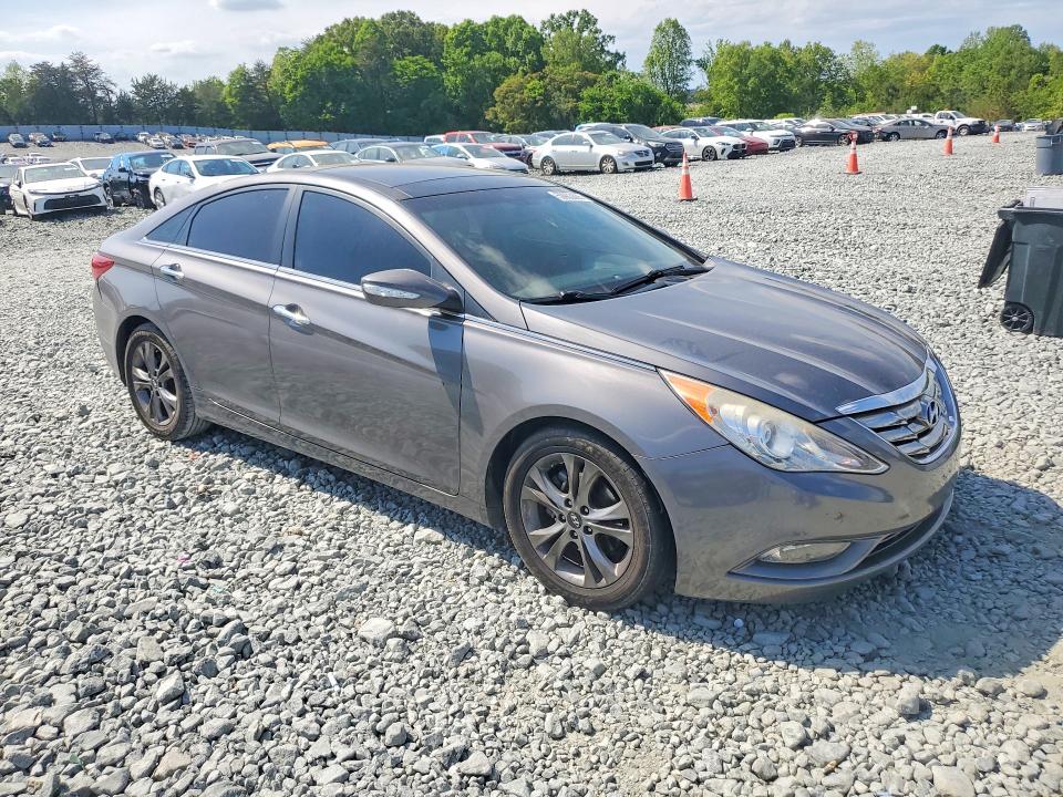 2012 Hyundai Sonata VIN 5NPEC4AC0CH384074 COPART salvage auction — MECHANICAL, Nc - Salvage Certificate Of Title, sold $650 on 2026-07-08 (photo 4)