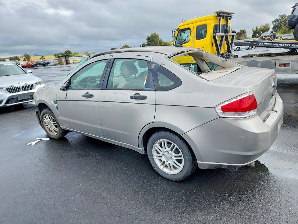 2008 Ford Focus VIN 1FAHP35N48W116059 COPART salvage auction — FRONT END, Ca - Salvage Certificate, sold $175 on 2026-07-08 (photo 2)