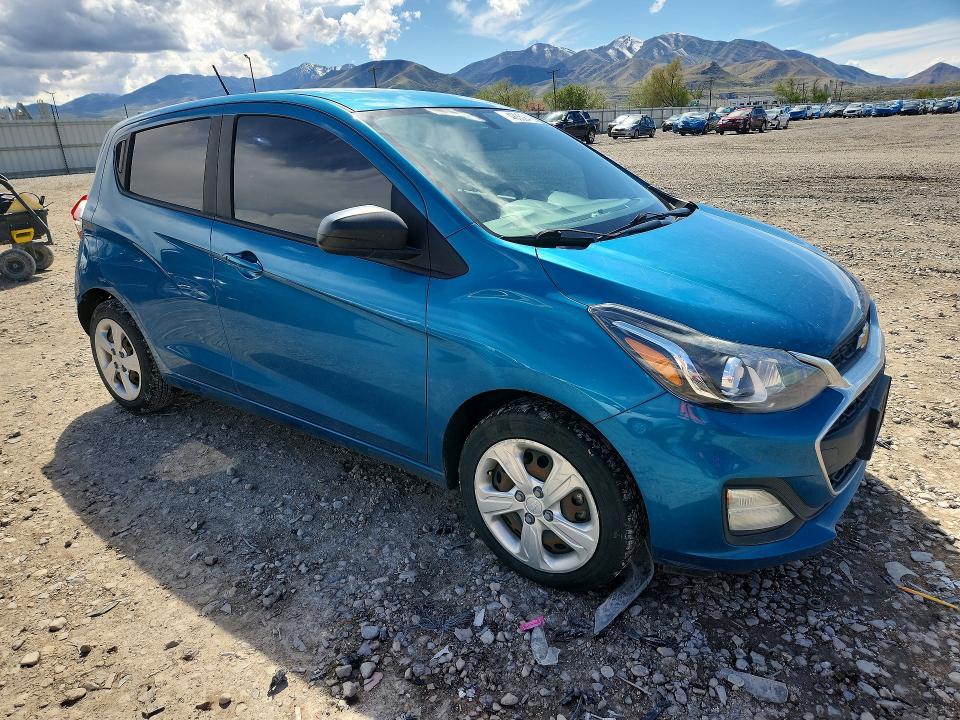 2021 Chevrolet Spark VIN KL8CB6SAXMC709757 COPART salvage auction — REAR END, Ut - Salvage Certificate, sold $1,350 on 2026-07-31 (photo 4)