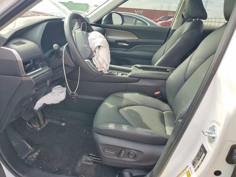 2026 Toyota Highlander VIN 5TDACAB55TS069942 COPART salvage auction — FRONT END, Il - Salvage Certificate, sold $17,100 on 2026-07-09 (photo 7)