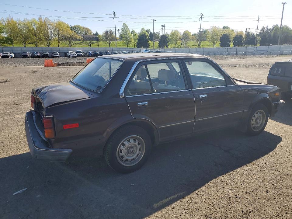 1983 Honda Civic VIN JHMST3439DS037272 COPART salvage auction — REAR END, Or - Salvage Title Certificate, sold $250 on 2026-07-08 (photo 3)
