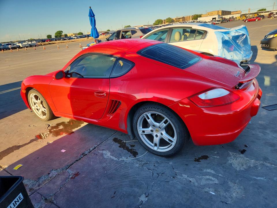 2008 Porsche Cayman VIN WP0AA29868U760220 COPART salvage auction — NORMAL WEAR, Nj - Certificate Of Title, sold $7,200 on 2026-07-20 (photo 2)