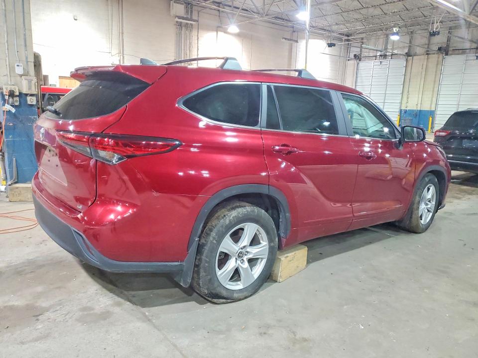 2023 Toyota VIN 5TDKDRAH7PS501366 COPART salvage auction — FRONT END, Mi - Scrap Certificate Of Title, sold $9,200 on 2026-07-07 (photo 3)
