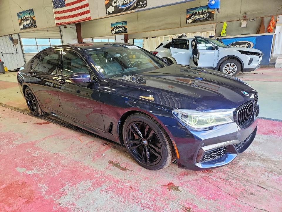 2017 BMW 7er VIN WBA7F2C58HG422064 COPART salvage auction — MECHANICAL, Oh - Certificate Of Title, sold $4,250 on 2026-07-28 (photo 4)