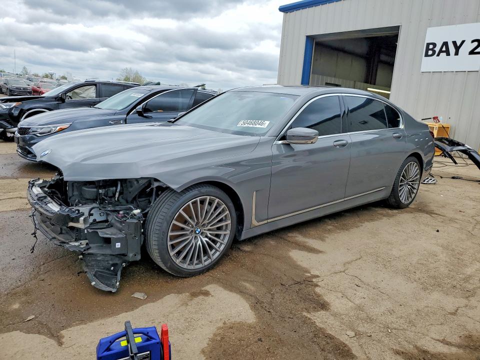 2020 BMW 7er VIN WBA7U2C0XLGJ59515 COPART salvage auction — FRONT END, Il - Salvage Certificate, sold $15,700 on 2026-07-28 (photo 1)