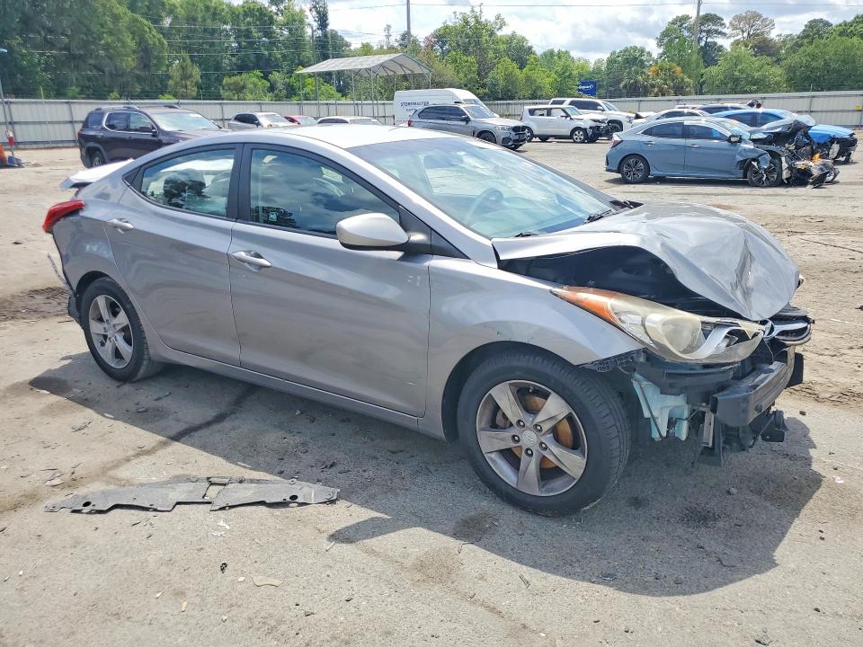 2012 Hyundai Elantra VIN KMHDH4AE2CU259433 COPART salvage auction — REAR END, SC - CERT OF TITLE-SALVAGE, sold $550 on 2026-07-09 (photo 4)