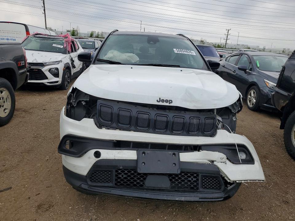 2022 Jeep Compass VIN 3C4NJCBB2NT234430 COPART salvage auction — FRONT END, Il - Salvage Certificate, sold $3,200 on 2026-07-02 (photo 5)