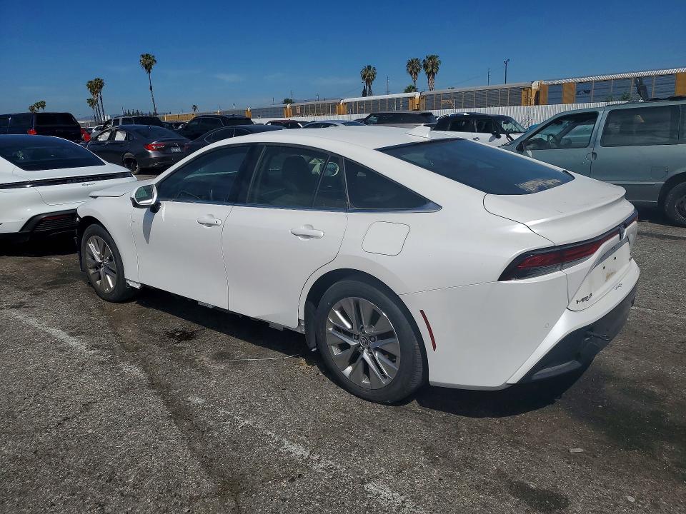 2023 Toyota Mirai VIN JTDAAAAA8PA007717 COPART salvage auction — FRONT END, CA - LIEN PAPERS-CLEAN OR AC, sold $1,000 on 2026-07-31 (photo 2)