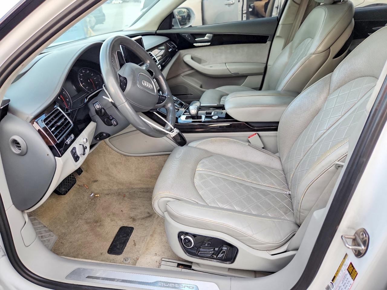 2017 Audi A8 VIN WAU43AFD3HN016133 COPART salvage auction — Front End, TX - CERTIFICATE OF TITLE (P), sold $1,950 on 2026-07-09 (photo 7)