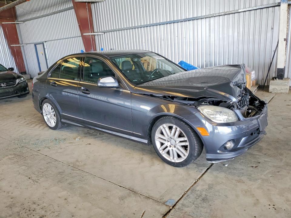 2009 Mercedes-benz C-klasse VIN WDDGF54X89R083211 COPART salvage auction — FRONT END, Ca - Salvage Certificate, sold $325 on 2026-07-02 (photo 4)