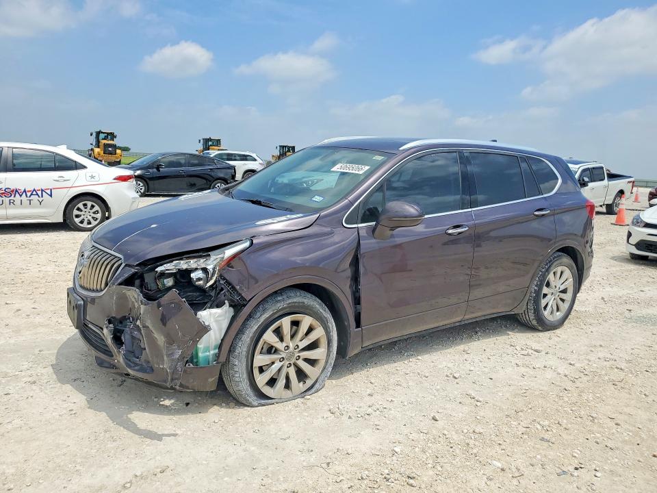 2018 Buick Envision VIN LRBFX1SA3JD006028 COPART salvage auction — FRONT END, TX - SALVAGE VEHICLE TITLE, sold $1,900 on 2026-07-16 (photo 1)