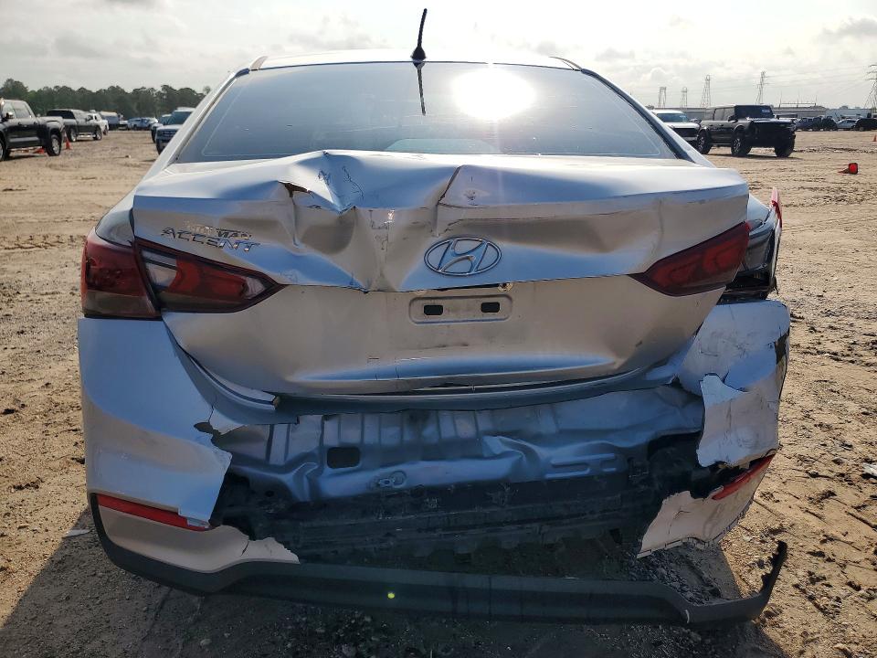 2022 Hyundai Accent VIN 3KPC24A60NE167944 COPART salvage auction — REAR END, Tx - Salvage Vehicle Title, sold $1,950 on 2026-07-10 (photo 6)