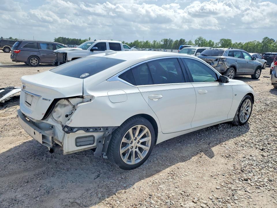 2020 Cadillac Ct5 VIN 1G6DM5RKXL0127045 COPART salvage auction — FRONT END, Tx - Salvage Vehicle Title, sold $7,300 on 2026-07-10 (photo 3)