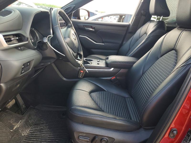 2023 Toyota Highlander VIN 5TDKDRAH2PS515238 COPART salvage auction — REAR END, Tx - Salvage Vehicle Title, sold $19,700 on 2026-07-16 (photo 7)