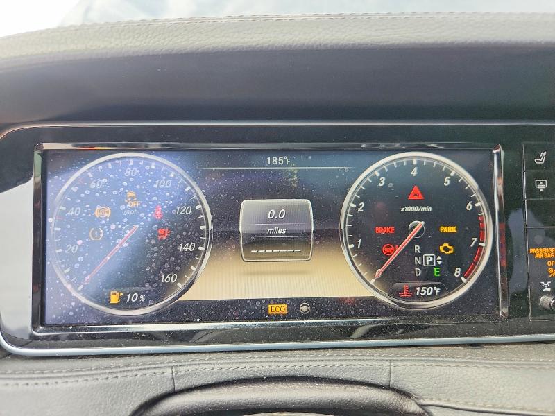 2014 Mercedes-benz S-klasse VIN WDDUG8CBXEA063087 COPART salvage auction — FRONT END, Tx - Certificate Of Title (P), sold $9,400 on 2026-07-29 (photo 9)